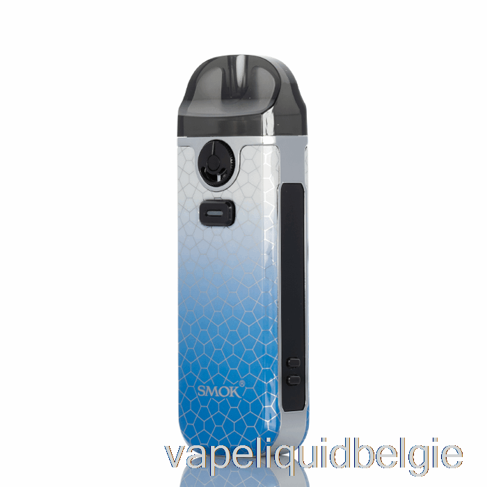 Vape België Smok Nord 4 80w Pod Kit Blauw Grijs Pantser